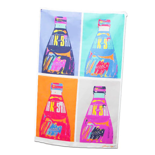 POP ! IRN BRU Tea Towel by Gillian Kyle