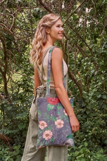 Pewter Hedgerow Tote Bag