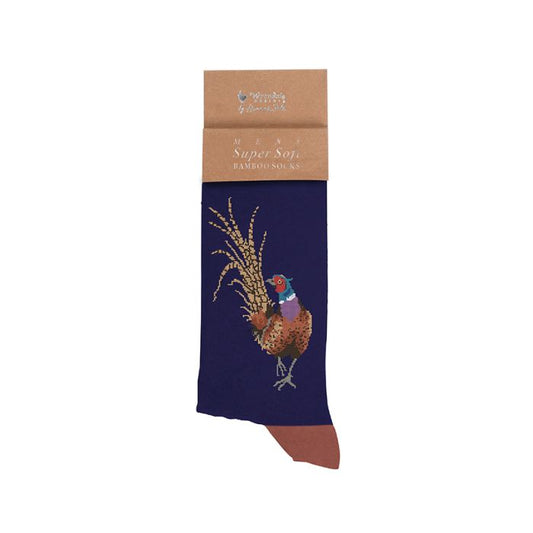 Pheasant socks by Wrendale Deigns