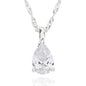 Pure Elegance Glam Teardrop Necklace