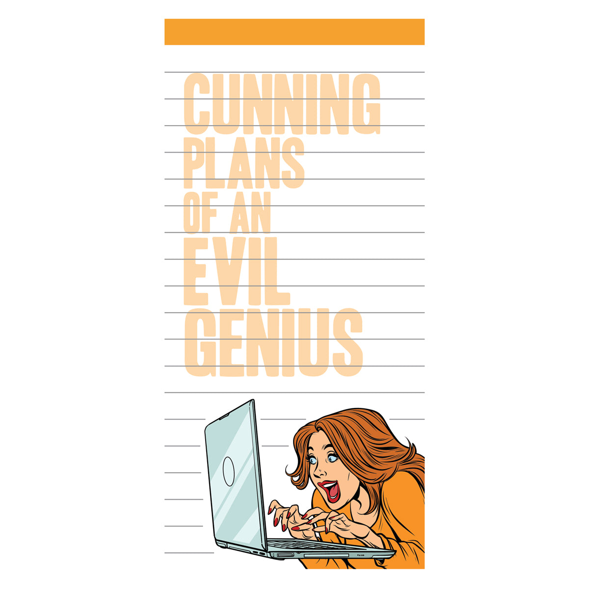 Plans Evil Genius Magnetic Notepad