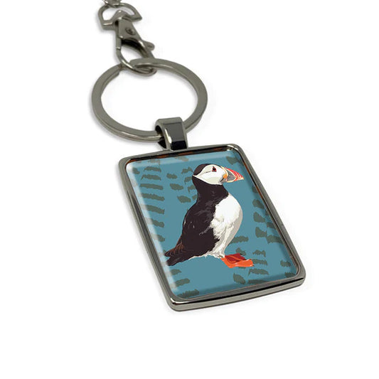 Puffin keyring by Gerry Lewis