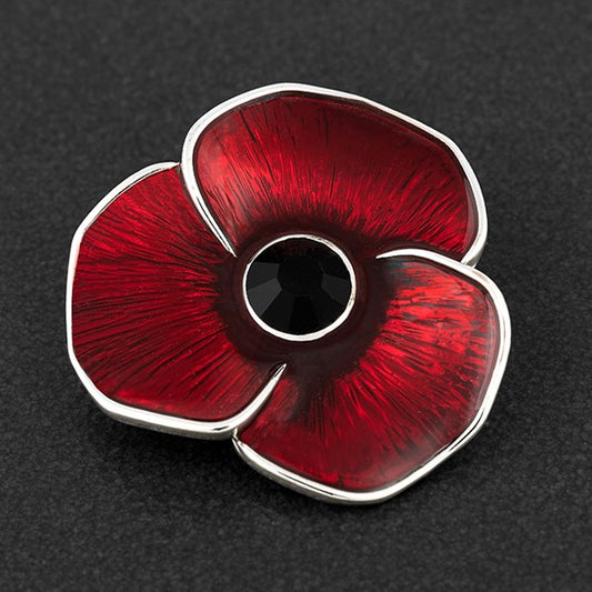 Delicate Poppy Brooch