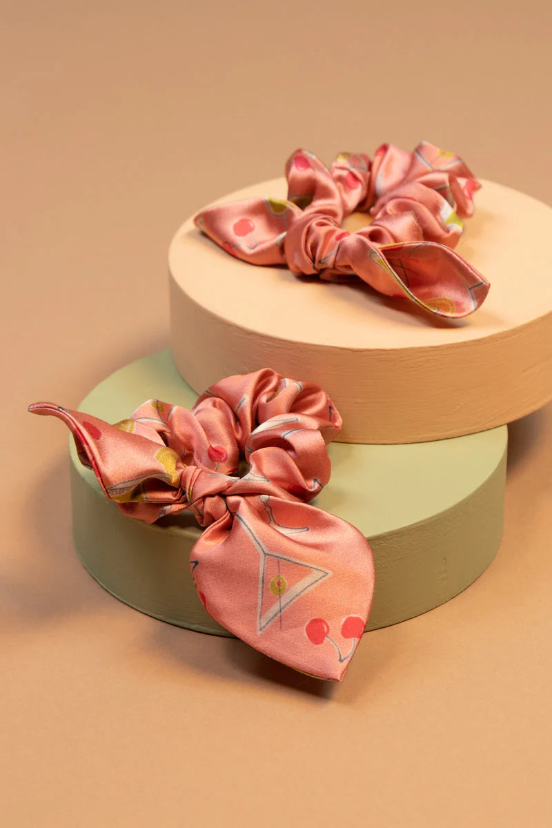 By Powder Cocktail & Cherry Scrunchy