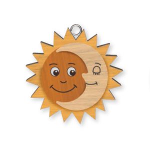 Sun & Moon Keyring