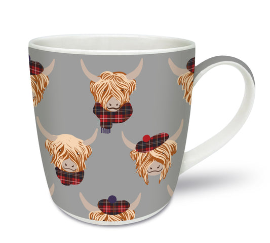 Tartan Highland Cow Mug