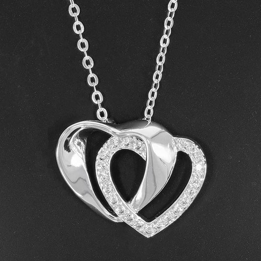 Te Amo Entwined Hearts Necklace