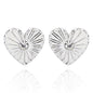 Te Amo Vignette Heart Earrings