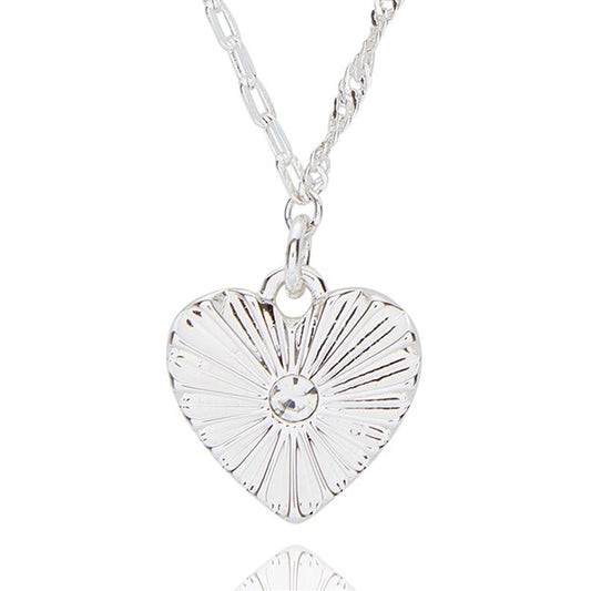 Te Amo Vignette Heart Necklace