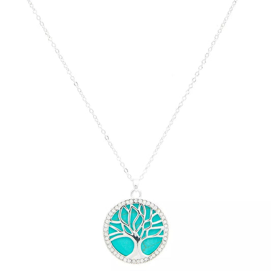 Turquoise Tree of Life Necklace