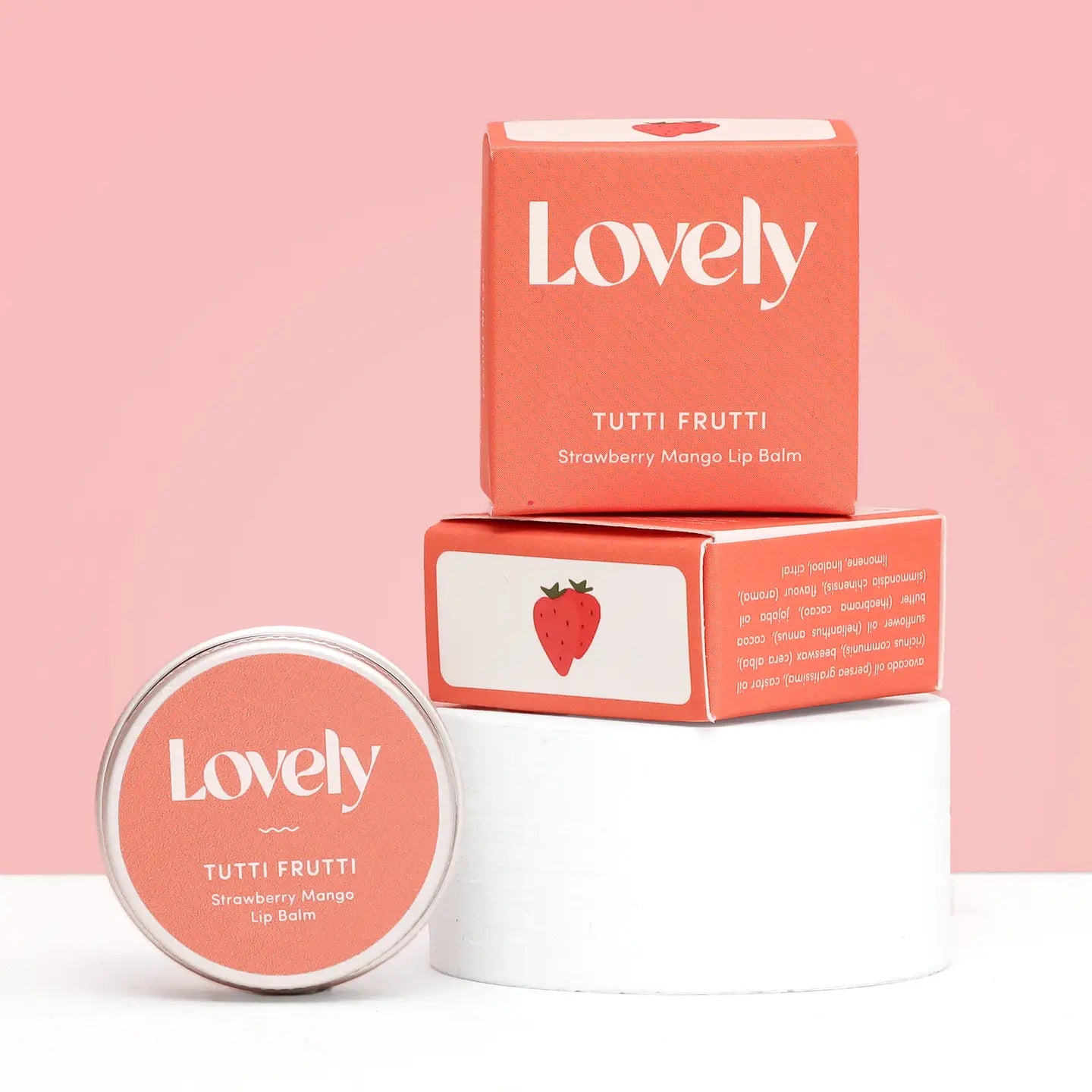 Tutti Frutti Strawberry & Mango Lip Balm