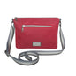 Earth Squared Voyager Messenger Cross Body Bag Deep Pink