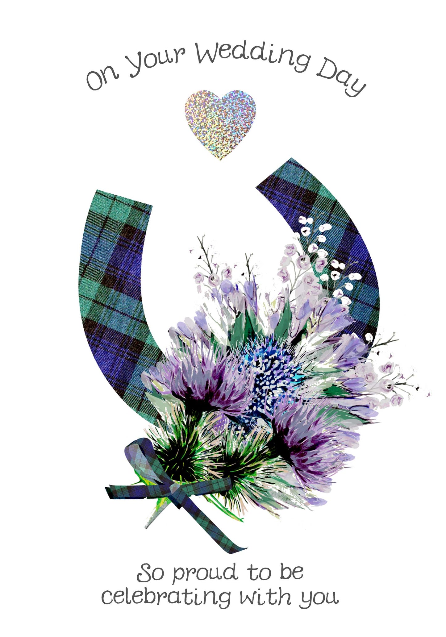 Wedding Horseshoe Thistle