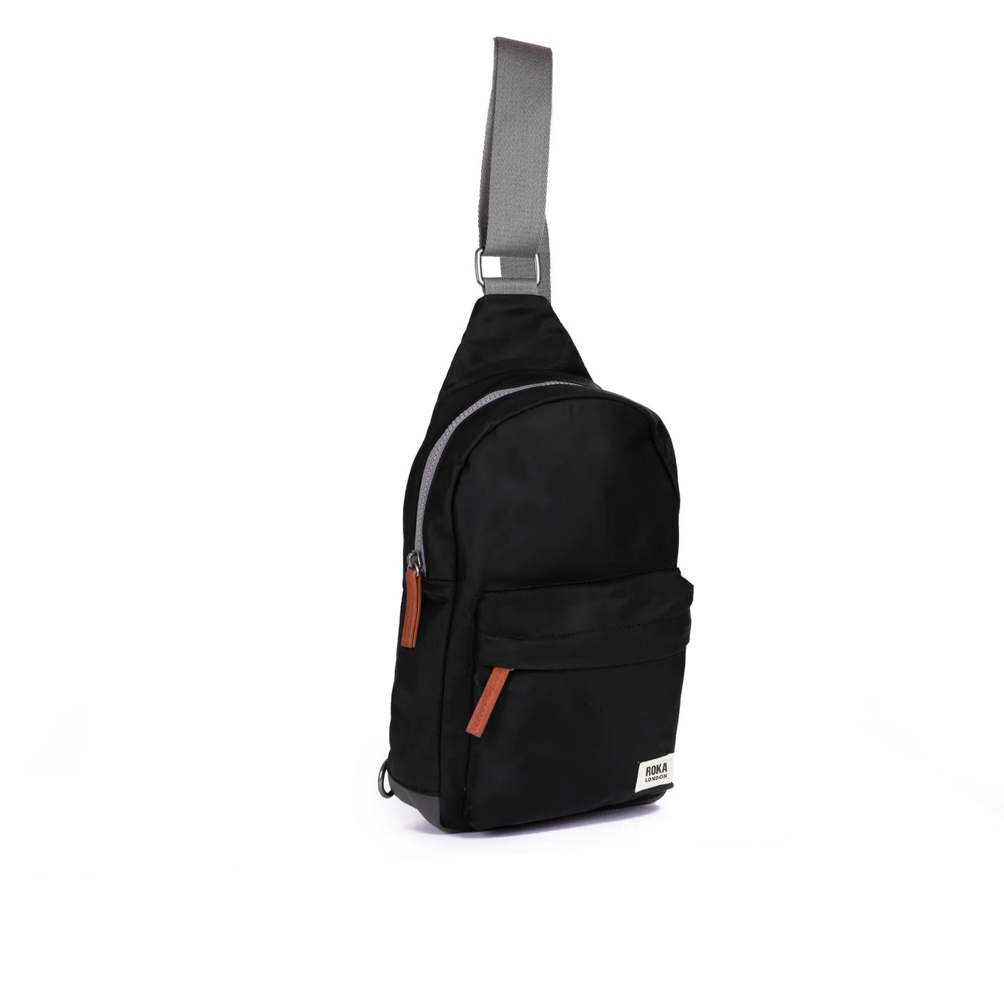 Willesden B Black Recycled Nylon bag by ROKA