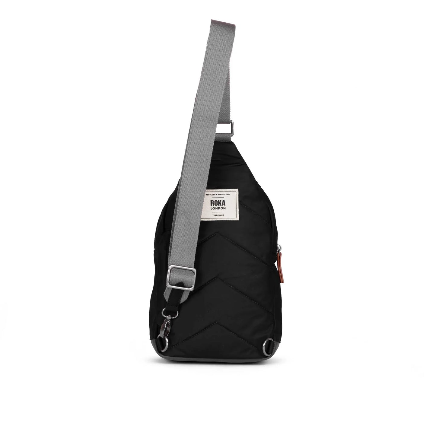 Willesden B Black Recycled Nylon bag by ROKA